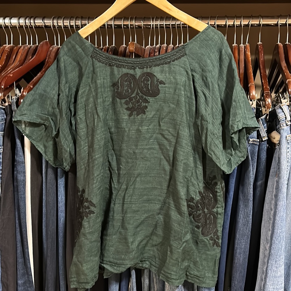 Joie silk shirt sleeve top - Picture 5 of 7